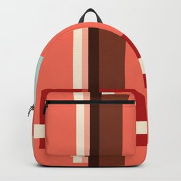 Geometric Abstract with Living Coral Backpack | Graphicdesign, Pastel, Pantonecolor2019, Digital, Pattern, Coralcolor, Pink, Geometricabstract, Livingcoralcolor, Girlycolor 
