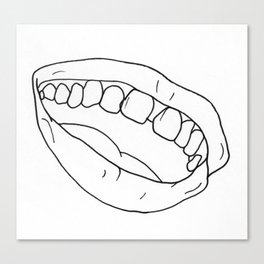 Gap Tooth Grin Canvas Print