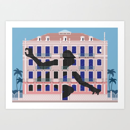 Lisbon Street Art by Sam3 Art Print