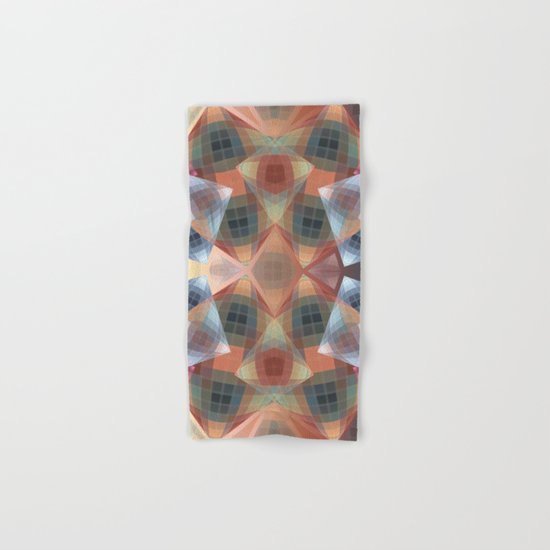 Diamonds and patterns, trendy geometric abstract Hand & Bath Towel
