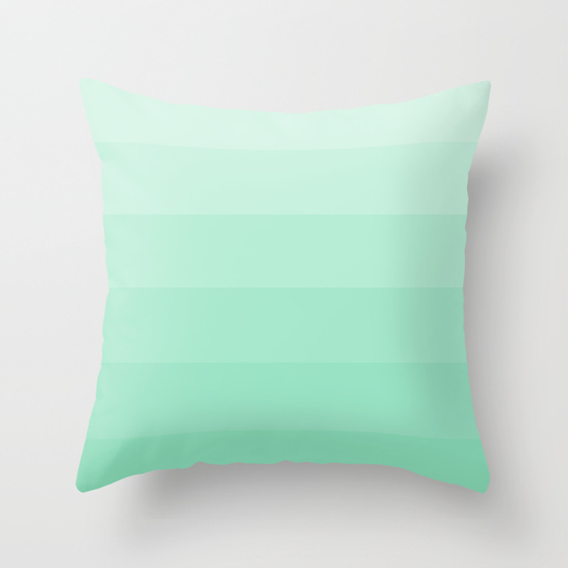 seafoam green decorative pillows