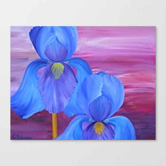 Blue Iris Canvas Print