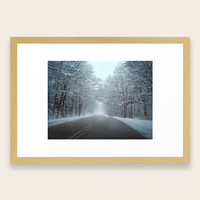 Winter Scene Framed Art Print By Nikkidoodlesx3 Society6