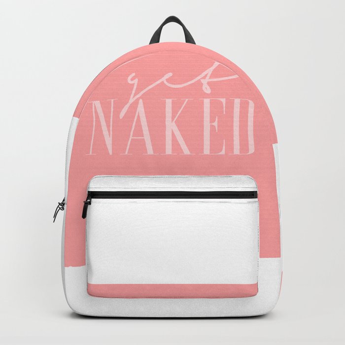 Get Naked pink2 Backpack