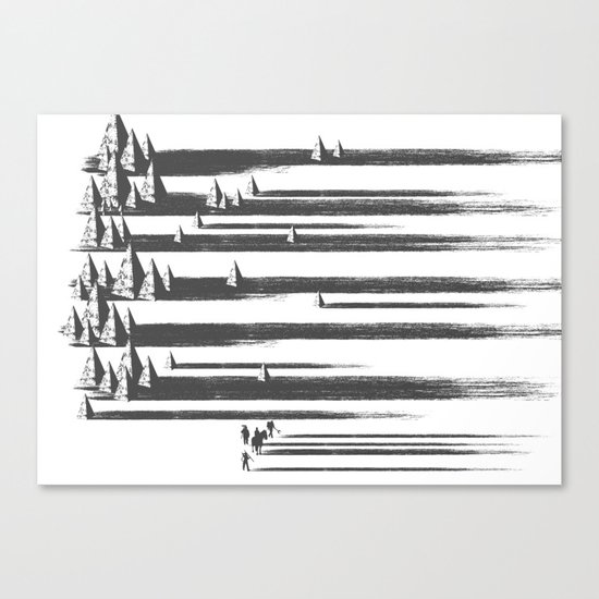 Far West Journey Canvas Print