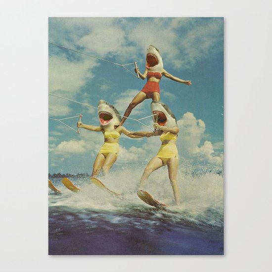 On Evil Beach Canvas Print