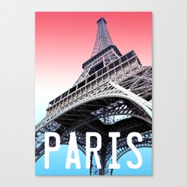 France, Paris, The Eiffel Tower Canvas Print