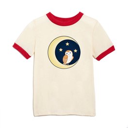 Moon Owl Kids T Shirt