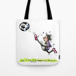 Little Soccer Girl Tote Bag