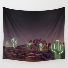 UFO forest Wall Tapestry