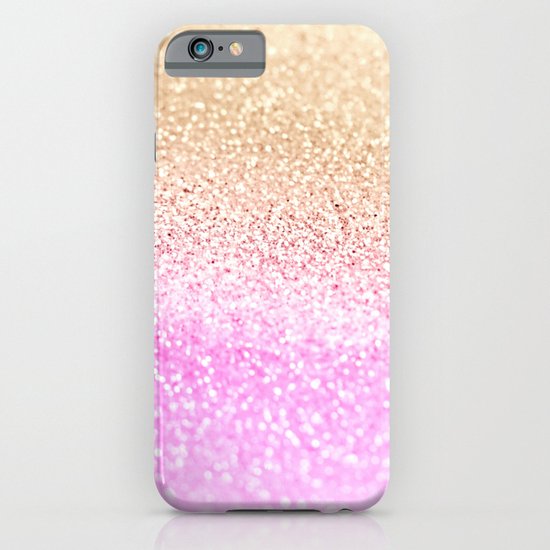GOLD PINK GLITTER by Monika Strigel iPhone & iPod Case