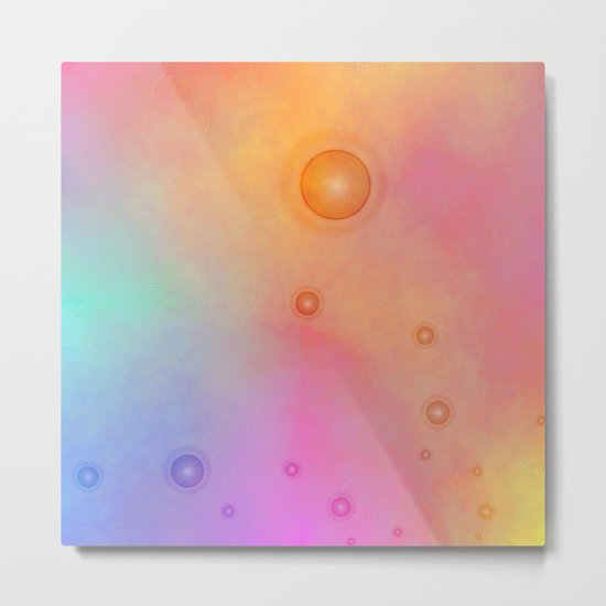 Bubbles 1 Metal Print