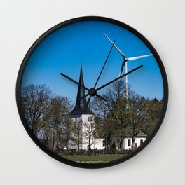 God and wind Wall Clock