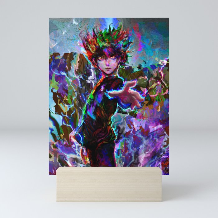 Wallpaper Mob Psycho 100 Mini Art Print By Ururuty Society6 For Free