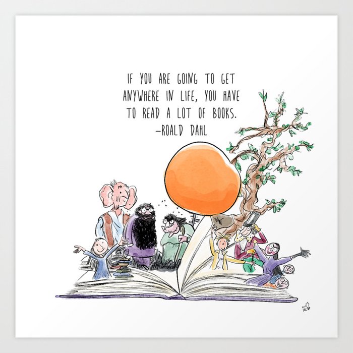Roald Dahl Day Kunstdrucke Roald Dahl Day Kunstdrucke