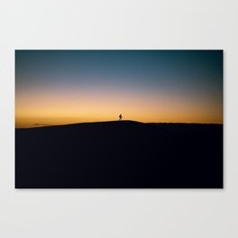 Western Sahara sunset Canvas Print