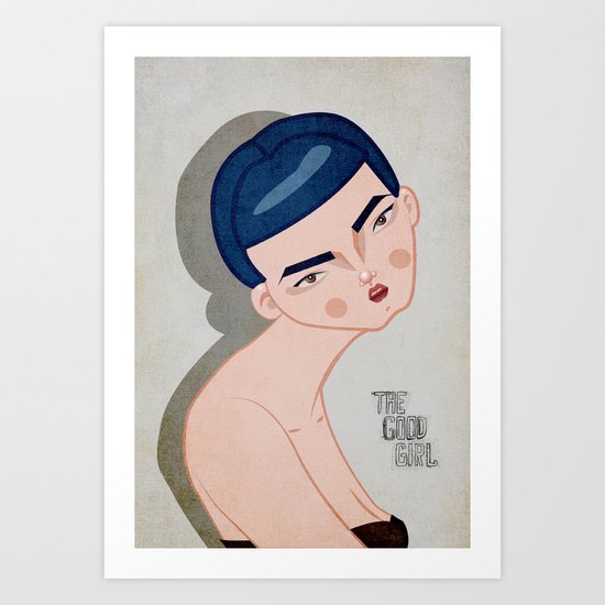 Buena chica Art Print