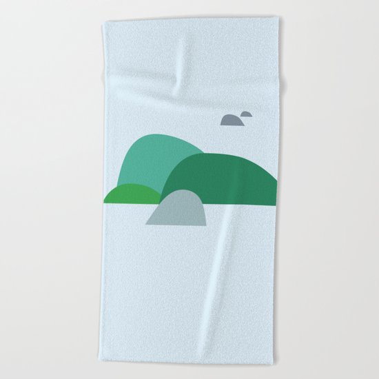 Exotic Island Beach Towel