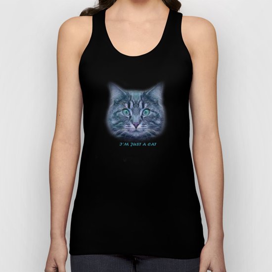 I'm just a cat Unisex Tank Top