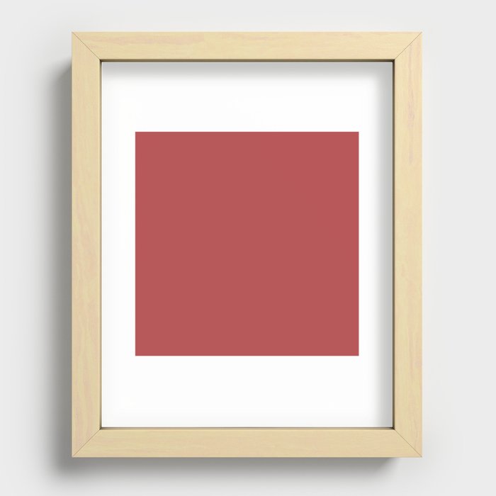 Cajun Red Recessed Framed Print