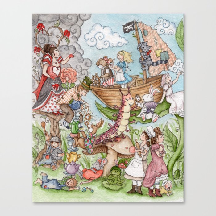 Alice in Wonderland Canvas Print