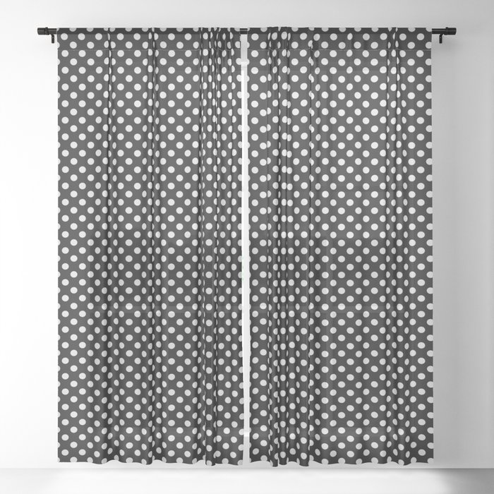 Polka Dot Design Sheer Curtain By, Black And White Polka Dot Curtains