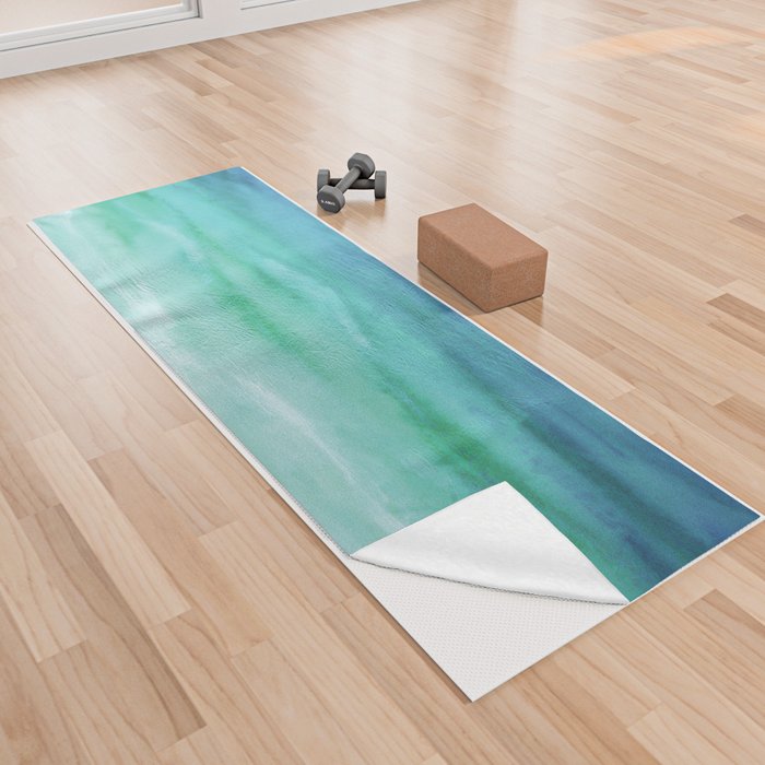 Sea Glass Yoga Towel