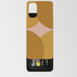 Mustard Yellow Mid-Century Modern Semi-Circles Arches Android Card Case