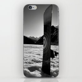 cross on the snow iPhone Skin