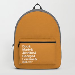 The Future - Gilmore Style Backpack | Type, Butthead, Doc, Digital, Back, Lorraine, Biff, Tothe, George, Typography 