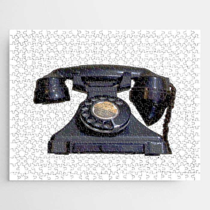 Vintage phone old bakelite telephone  Jigsaw Puzzle