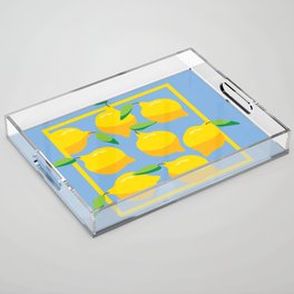 Funky Lemons Acrylic Tray