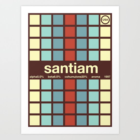 santiam single hop Art Print