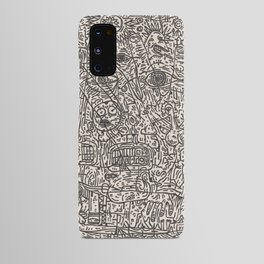 I'm not asleep. Print of a Linocut. Android Case