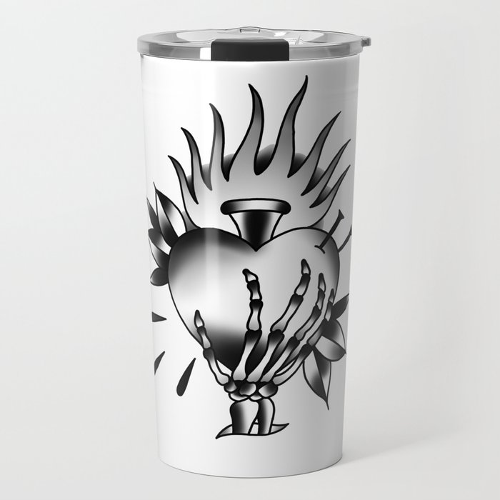 Tattoo Tradition Art Keep My Heart Hand Designs Drawing Craft Travel Mug By Tattootraditionart Society6