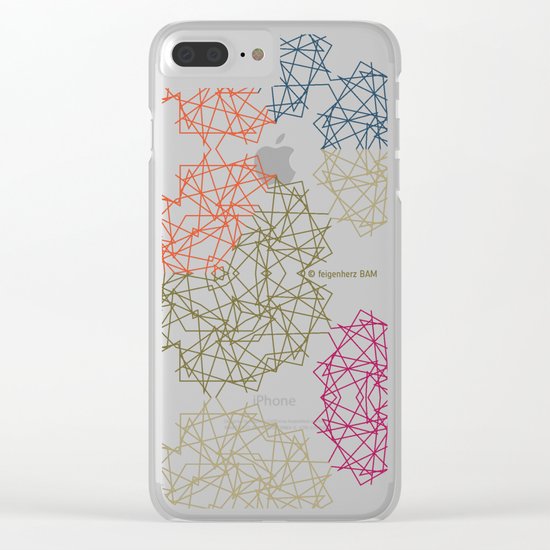 FlowerNet Clear iPhone Case