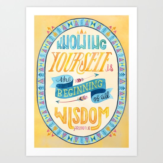 Know Yourself Art Print