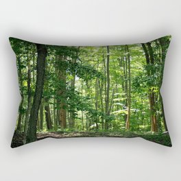 Pine tree woods Rectangular Pillow