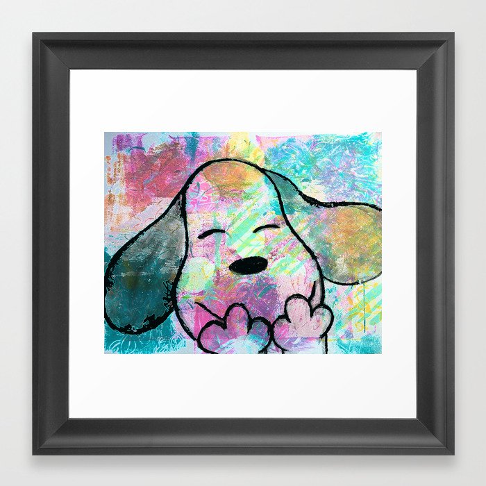 Puppy Love Framed Art Print