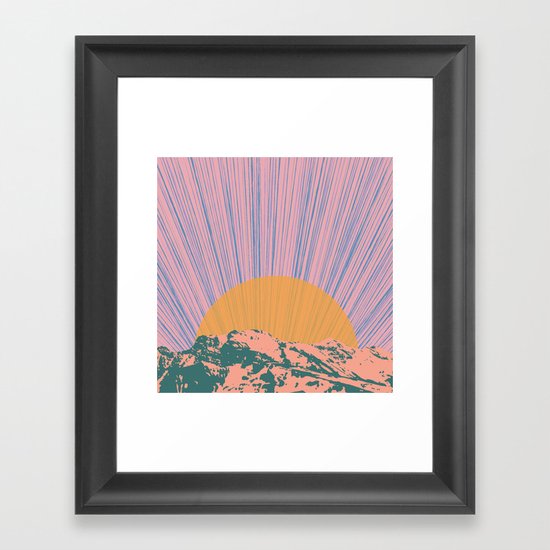 Rising Sun Framed Art Print