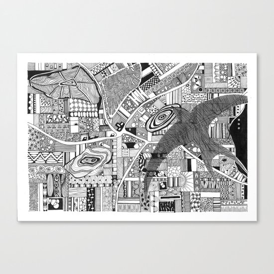 Fly Above Canvas Print