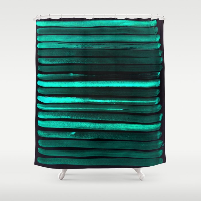 We Have Cold Winter Teal Dreams At Night Shower Curtain