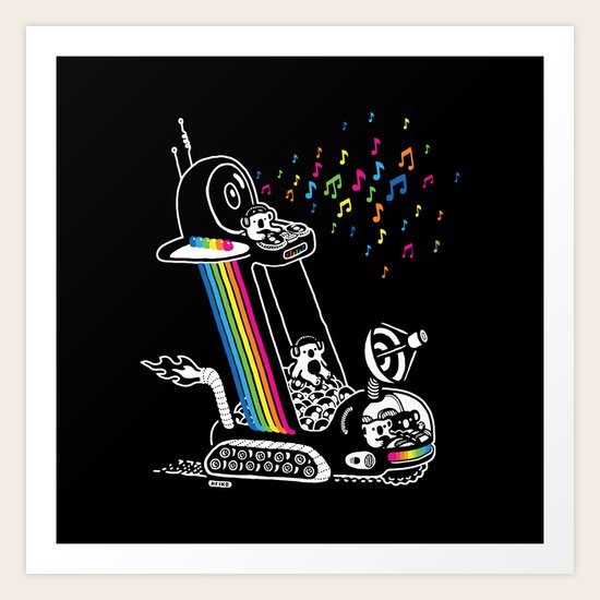 Boom Tank Art Print