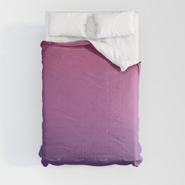 Ombre Ultra Violet Purple Maroon Lilac Gradient Pattern Comforter