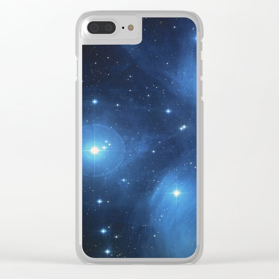 Taurus Constellation, Pleiades star cluster Clear iPhone Case