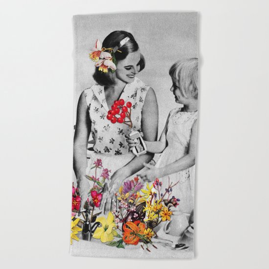 Plantae Wash Out Beach Towel