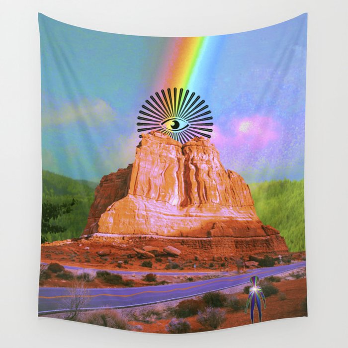 The Eye That Sees Everything Wall Tapestry