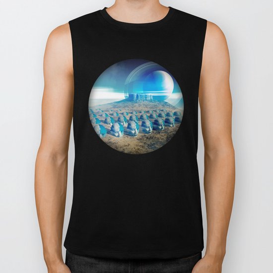 yellow desert Biker Tank