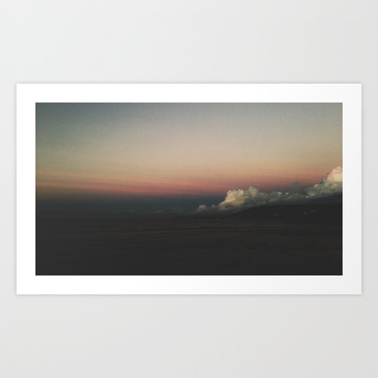 Cannonvale Beach Sunset Art Print