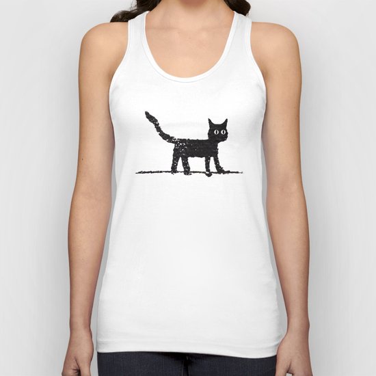 Black Cat Unisex Tank Top